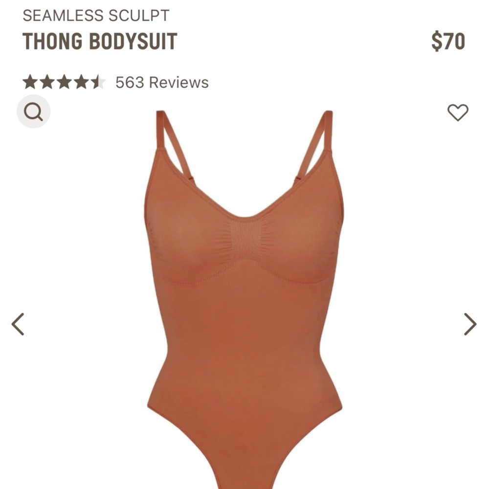NWT SKIMS Seamless Sculpt Bodysuit